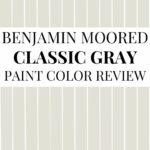 Benjamin Moore Classic Gray OC-23 Review Is This the Perfect Warm Light Greige - Pinterest Graphic