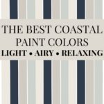 The Best Coastal Paint Colors for a Light & Airy Homes - Pinterest Graphic