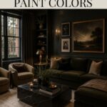 Dark & Moody Paint Colors That Make Every Room Feel Luxurious - Pinterest Graphic