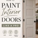 How to Paint Interior Doors Like a Pro- Pinterest Graphic