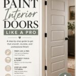 How to Paint Interior Doors Like a Pro- Pinterest Graphic