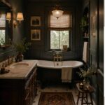 Moody Vintage Bathroom Ideas for a Timeless, Luxurious Look- Pinterest Graphic