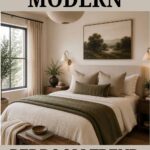 Organic Modern Bedroom Ideas for a Warm & Relaxing Retreat- pinterest graphic