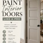 How to Paint Interior Doors Like a Pro- Pinterest Graphic