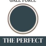 Sherwin-Williams Gale Force SW 7605 Review The Perfect Dark Moody Blue -pinterest graphic
