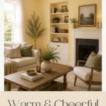 The Best Sherwin-Williams Yellow Paint Colors for a Warm & Cheerful Home - Pinterest Graphic