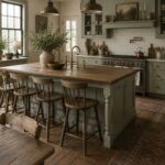 Vintage Farmhouse Kitchen Cabinet Paint Colors You'll Love- Pinterest Graphic