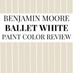 Benjamin Moore Ballet White Review The Perfect Warm Greige-White - Pinterest Graphic