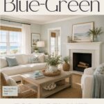 Benjamin Moore Beach Glass 1564 Review A Beautiful Blue-Green Paint Color- Pinterest Graphic