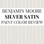 Benjamin Moore Silver Satin Review- Pinterest Graphic