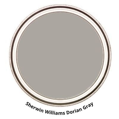 Sherwin Williams Dorian Gray Digital Paint Can swatch
