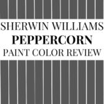 Sherwin-Williams Peppercorn SW 7674 Review The Dark Gray That Makes a Statement- Pinterest Graphic